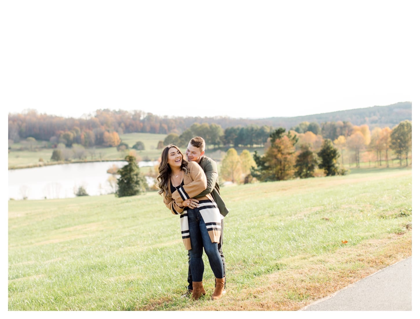 Albemarle Estate At Trump Winery Engagement Photographer