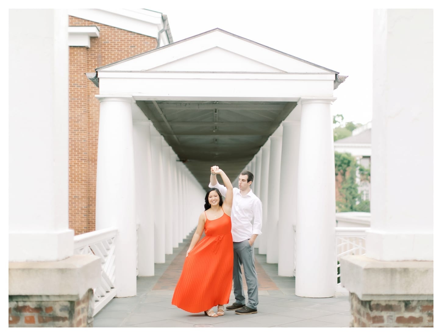 UVA engagement photographer