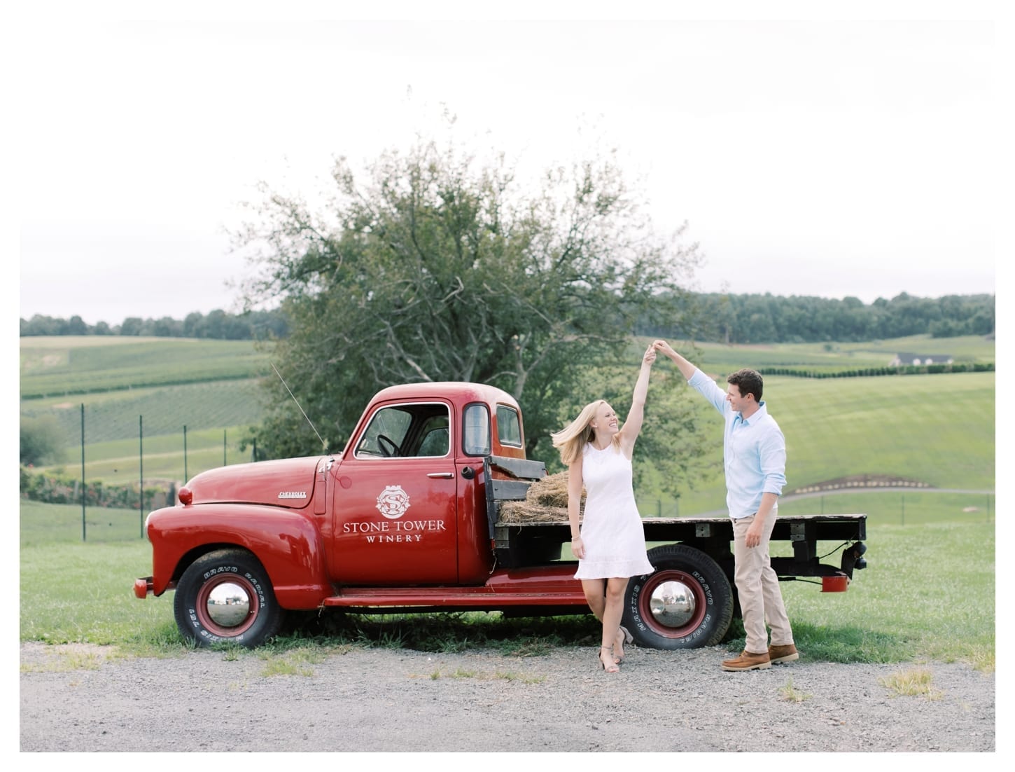 Stone Tower Winery engagement photographer