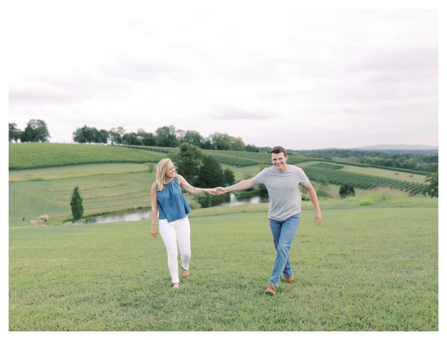 Stone Tower Winery engagement photographer