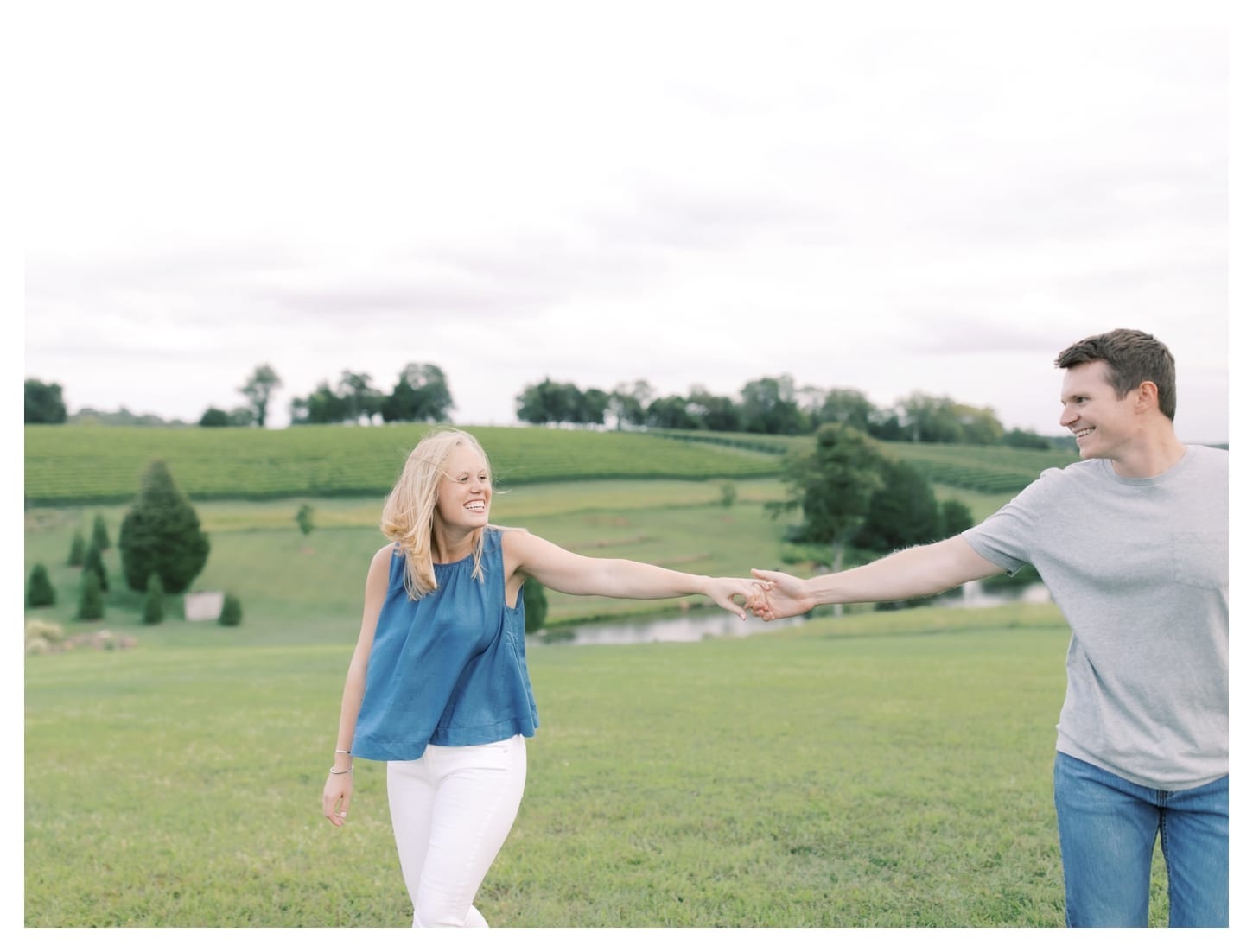 Stone Tower Winery engagement photographer