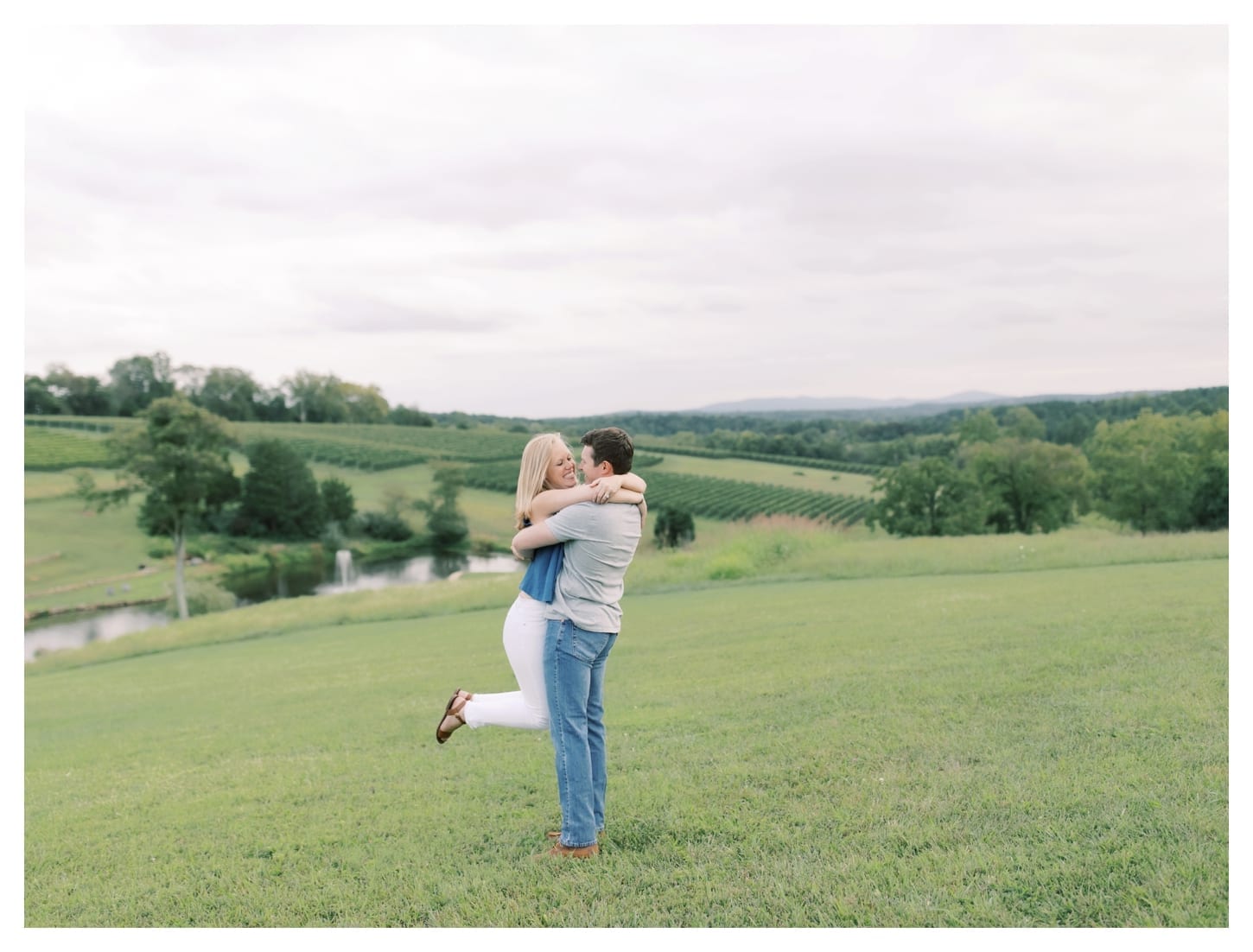 Stone Tower Winery engagement photographer