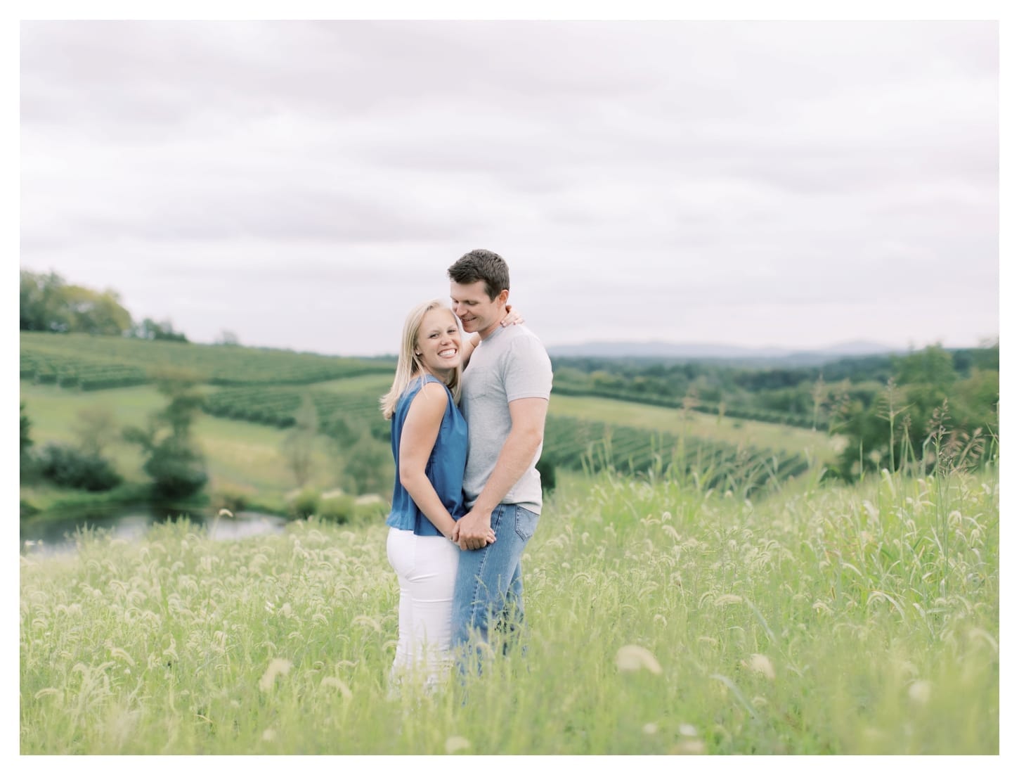 Stone Tower Winery engagement photographer