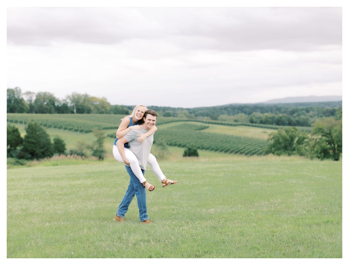 Stone Tower Winery engagement photographer