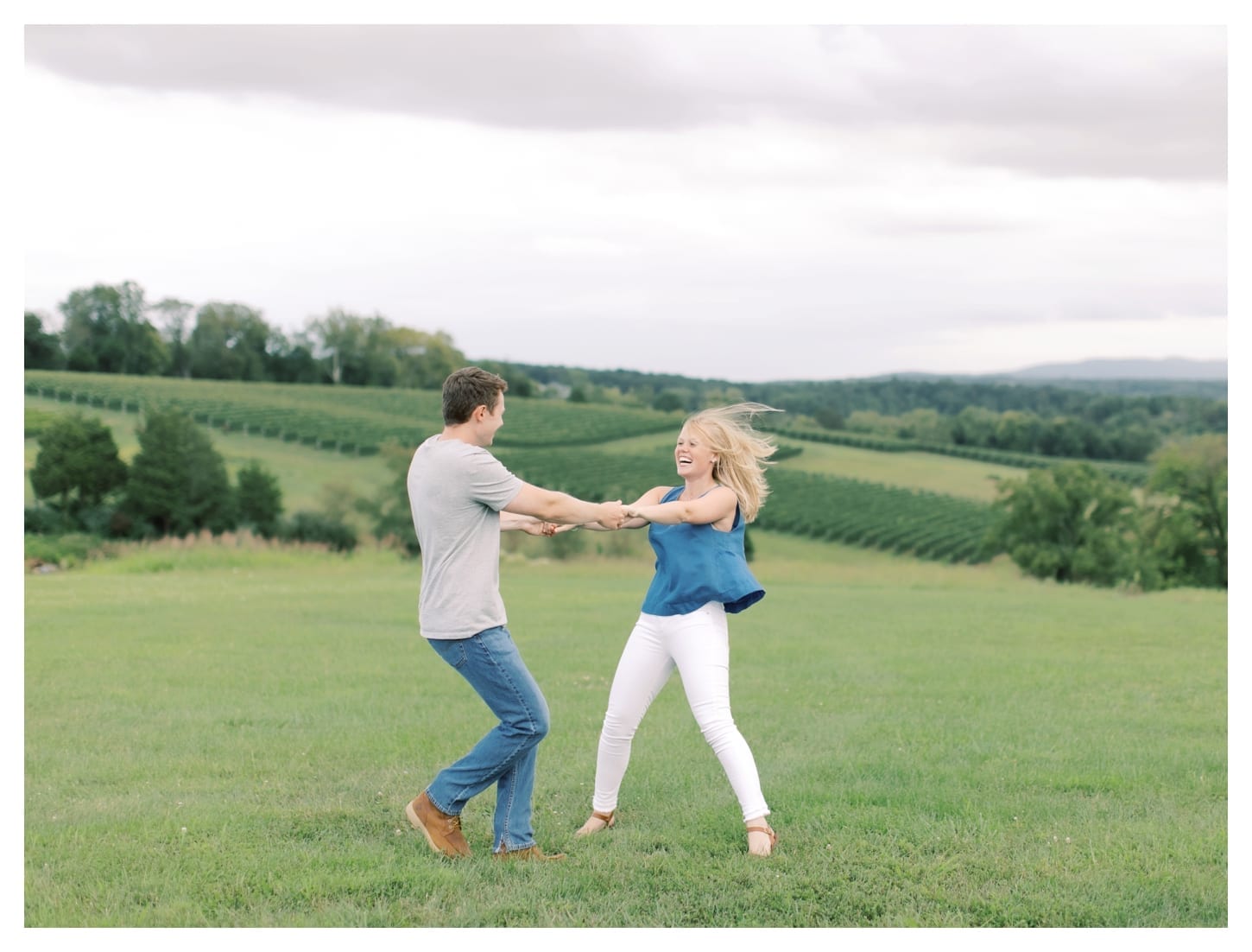 Stone Tower Winery engagement photographer