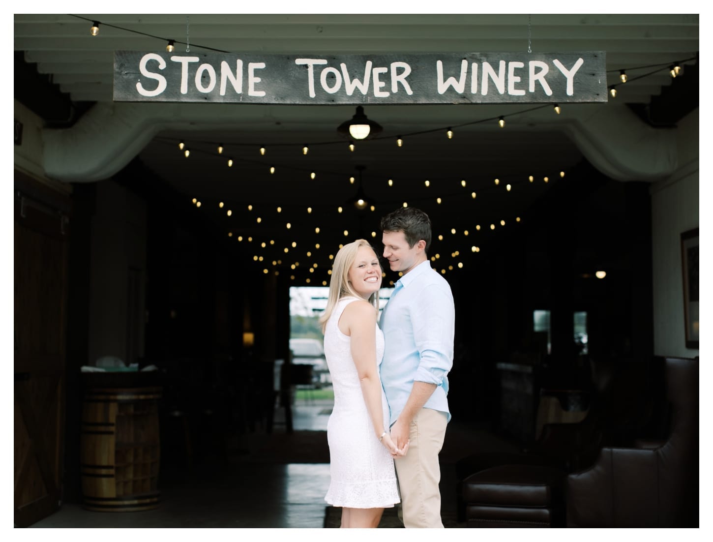 Stone Tower Winery engagement photographer