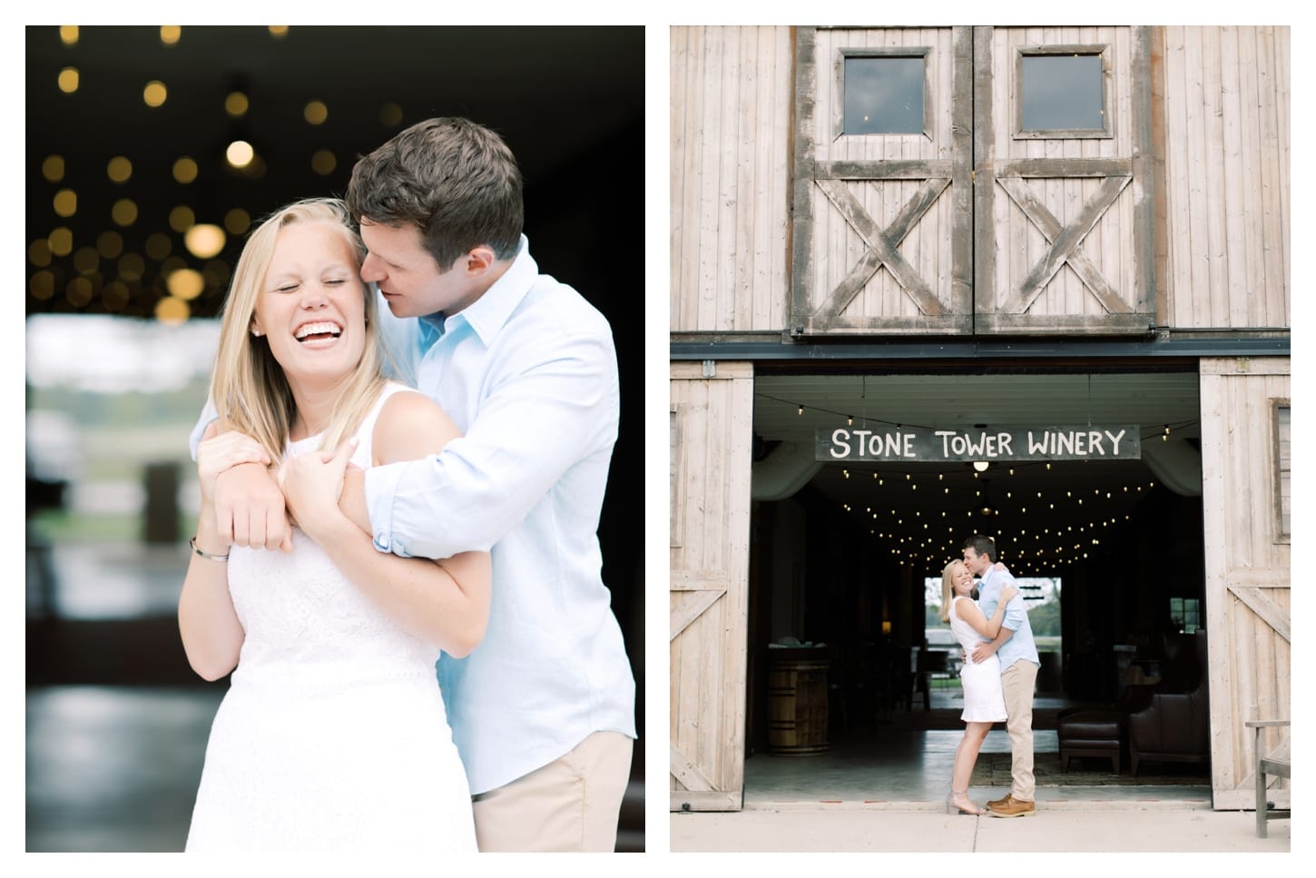 Stone Tower Winery engagement photographer