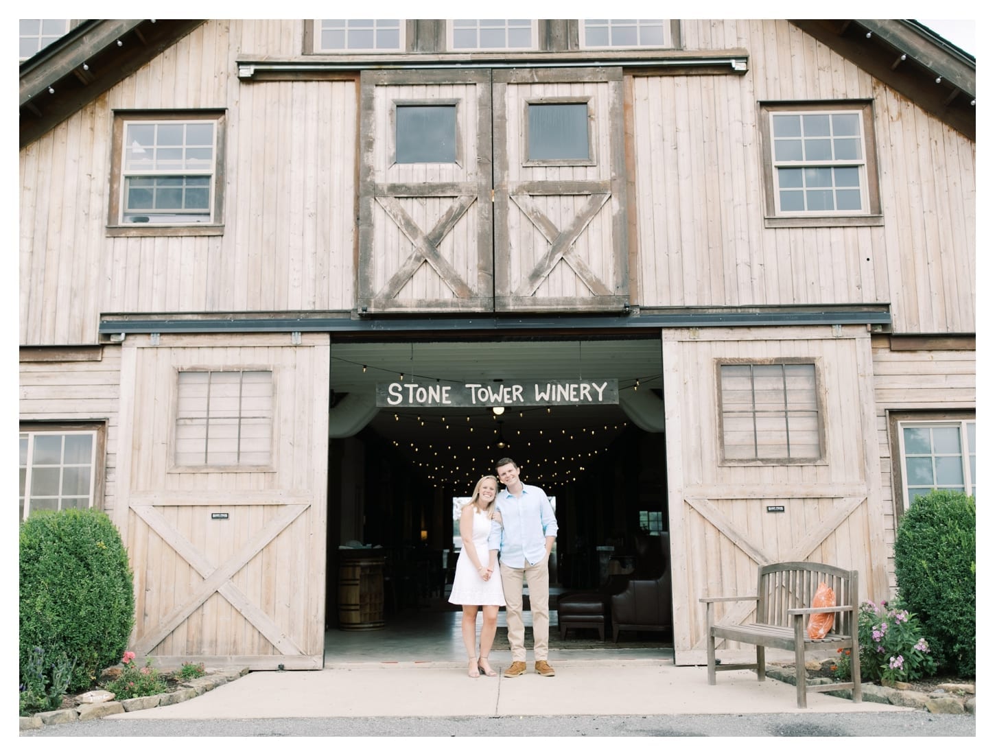 Stone Tower Winery engagement photographer