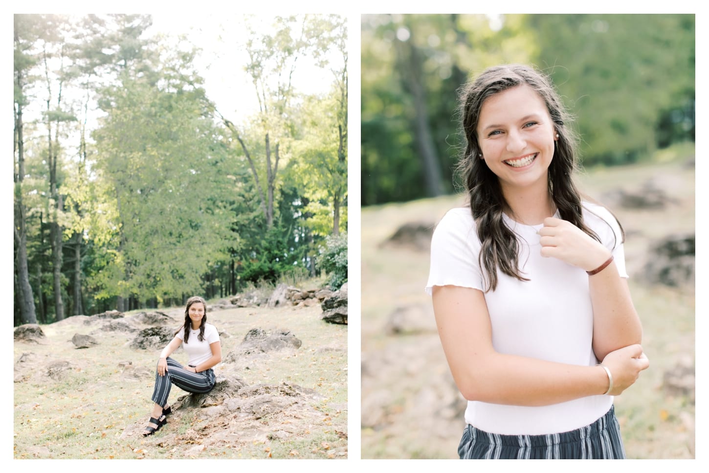 Rockbridge Baths senior portrait photographer