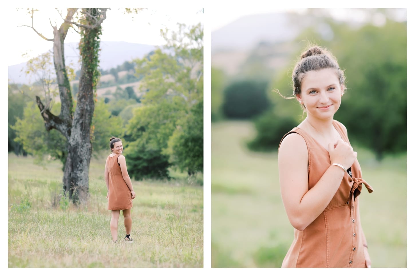 Rockbridge Baths senior portrait photographer