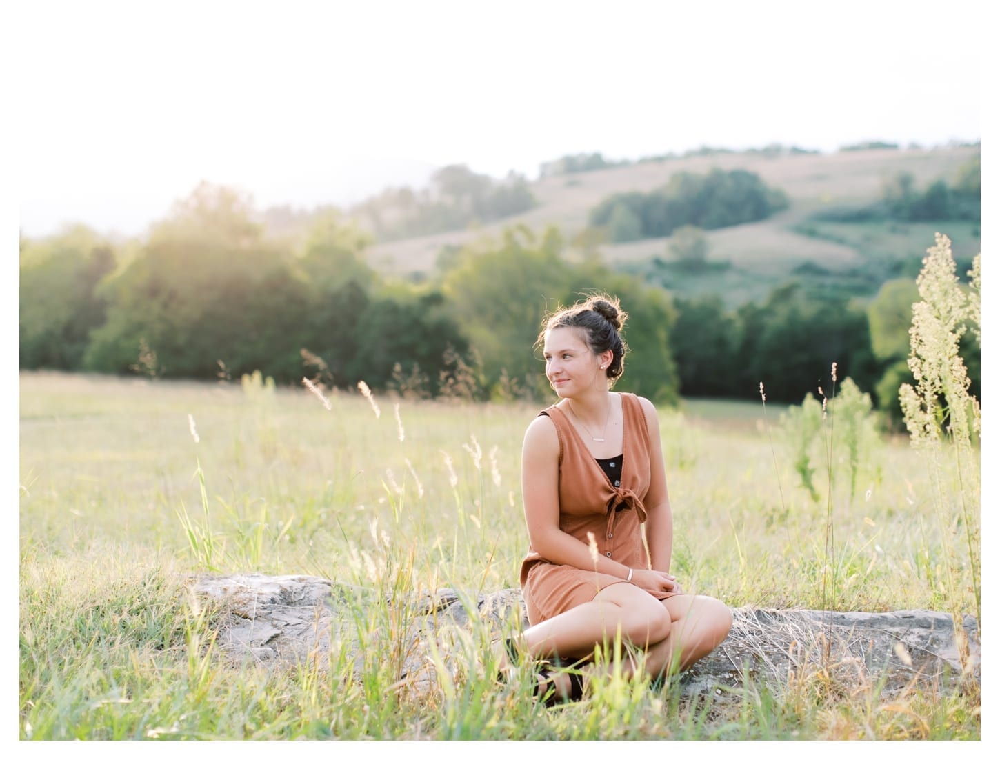 Rockbridge Baths senior portrait photographer