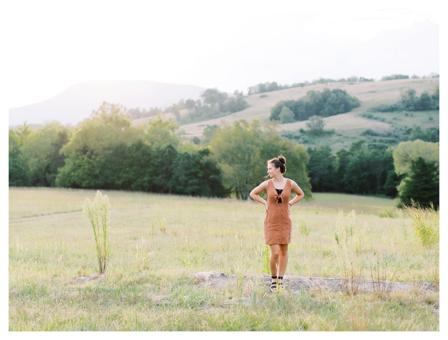 Rockbridge Baths senior portrait photographer