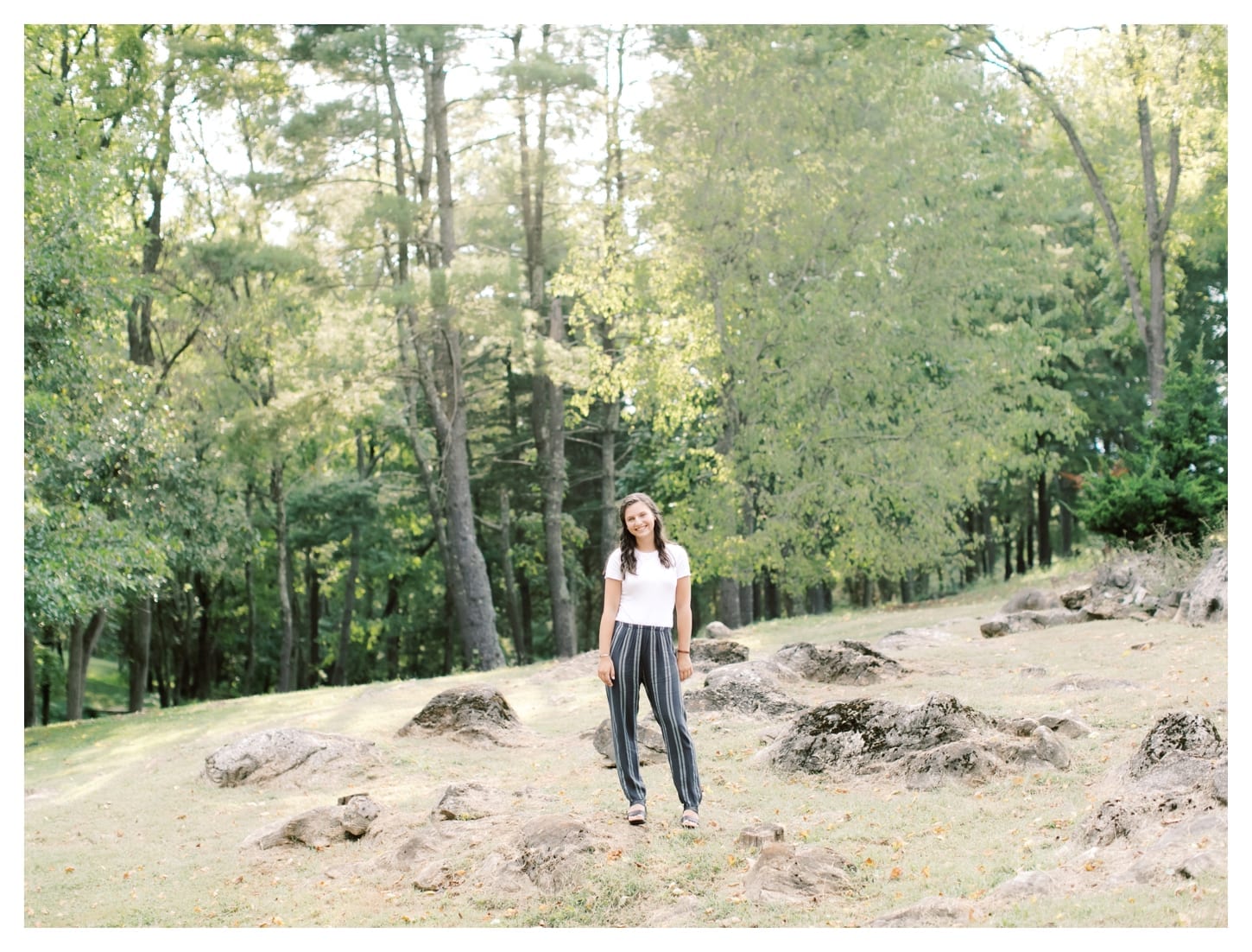 Rockbridge Baths senior portrait photographer