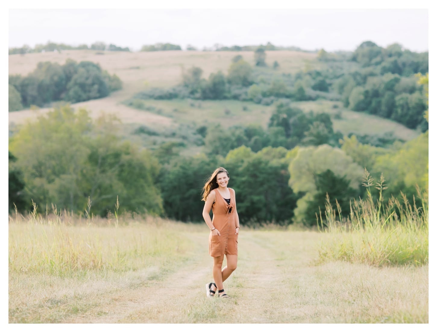 Rockbridge Baths senior portrait photographer