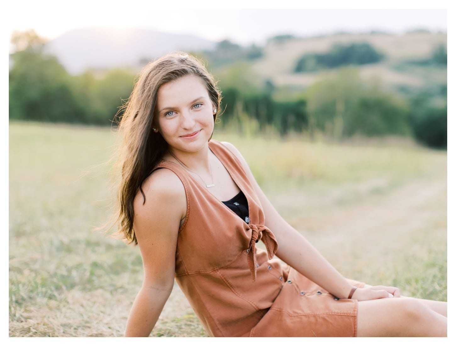 Rockbridge Baths senior portrait photographer