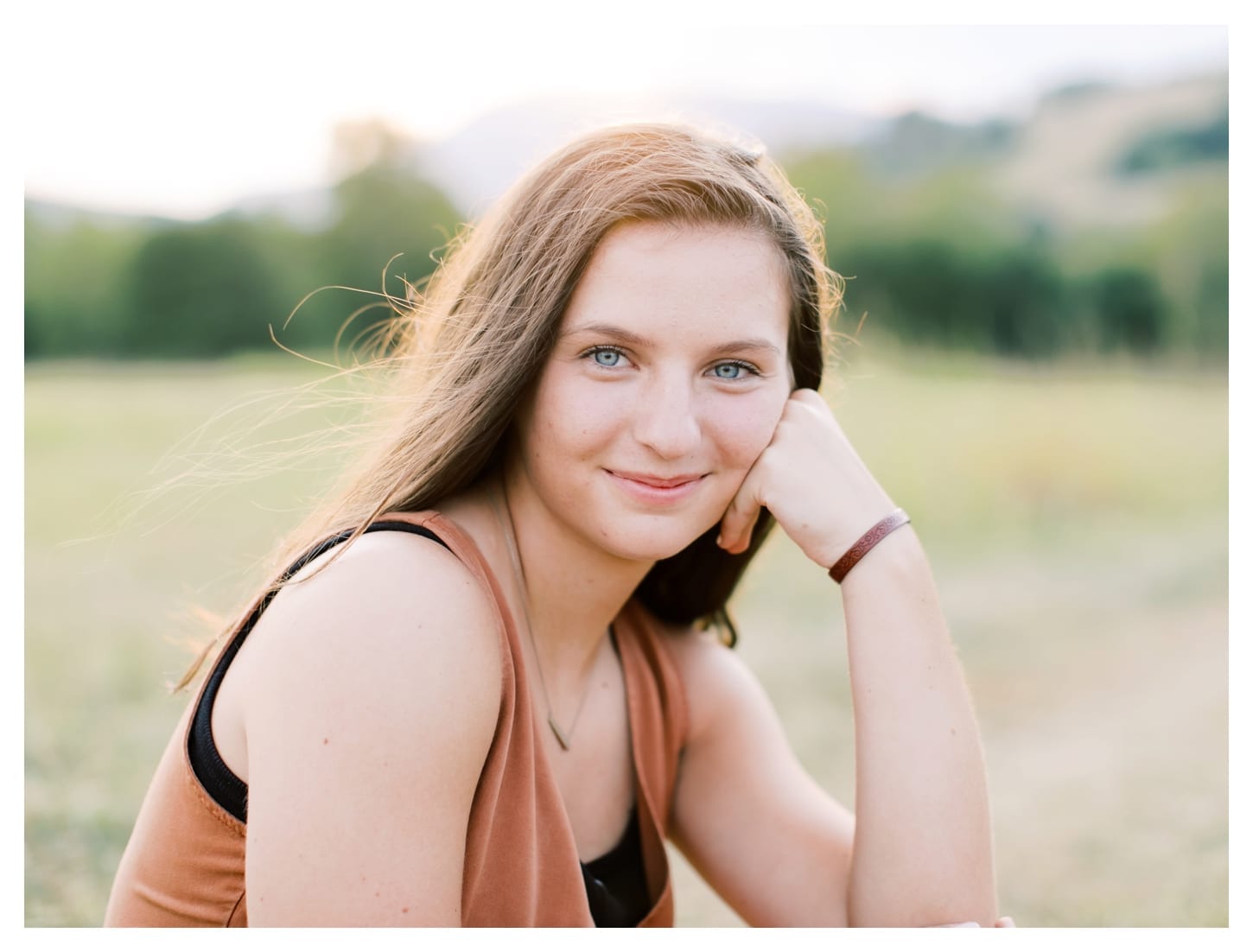 Rockbridge Baths senior portrait photographer