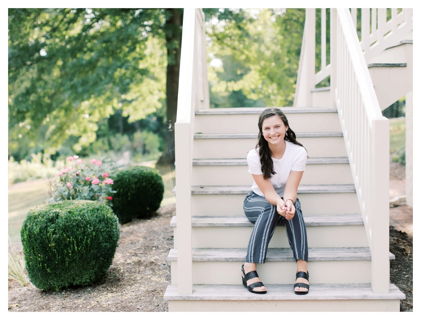 Rockbridge Baths senior portrait photographer