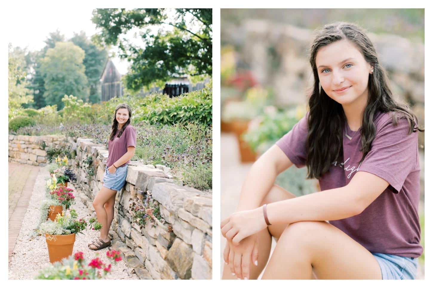 Rockbridge Baths senior portrait photographer