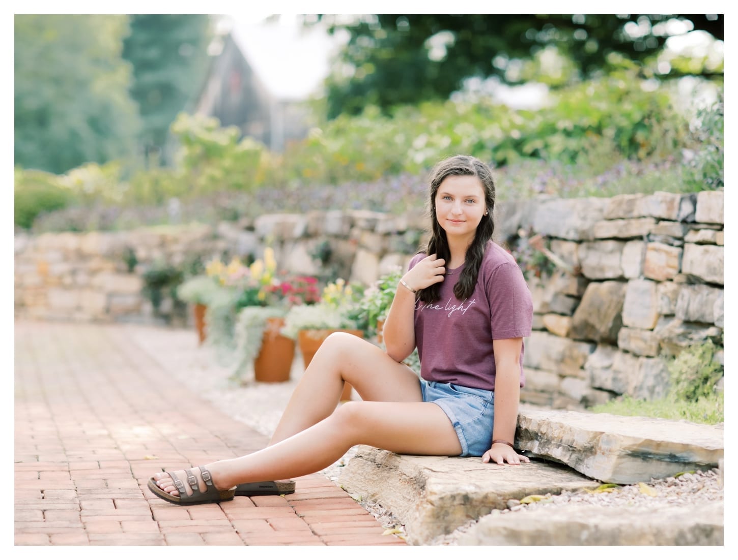 Rockbridge Baths senior portrait photographer