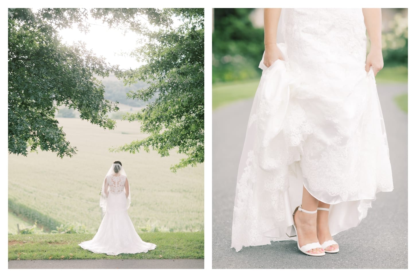 Bluestone Vineyard bridal photographer