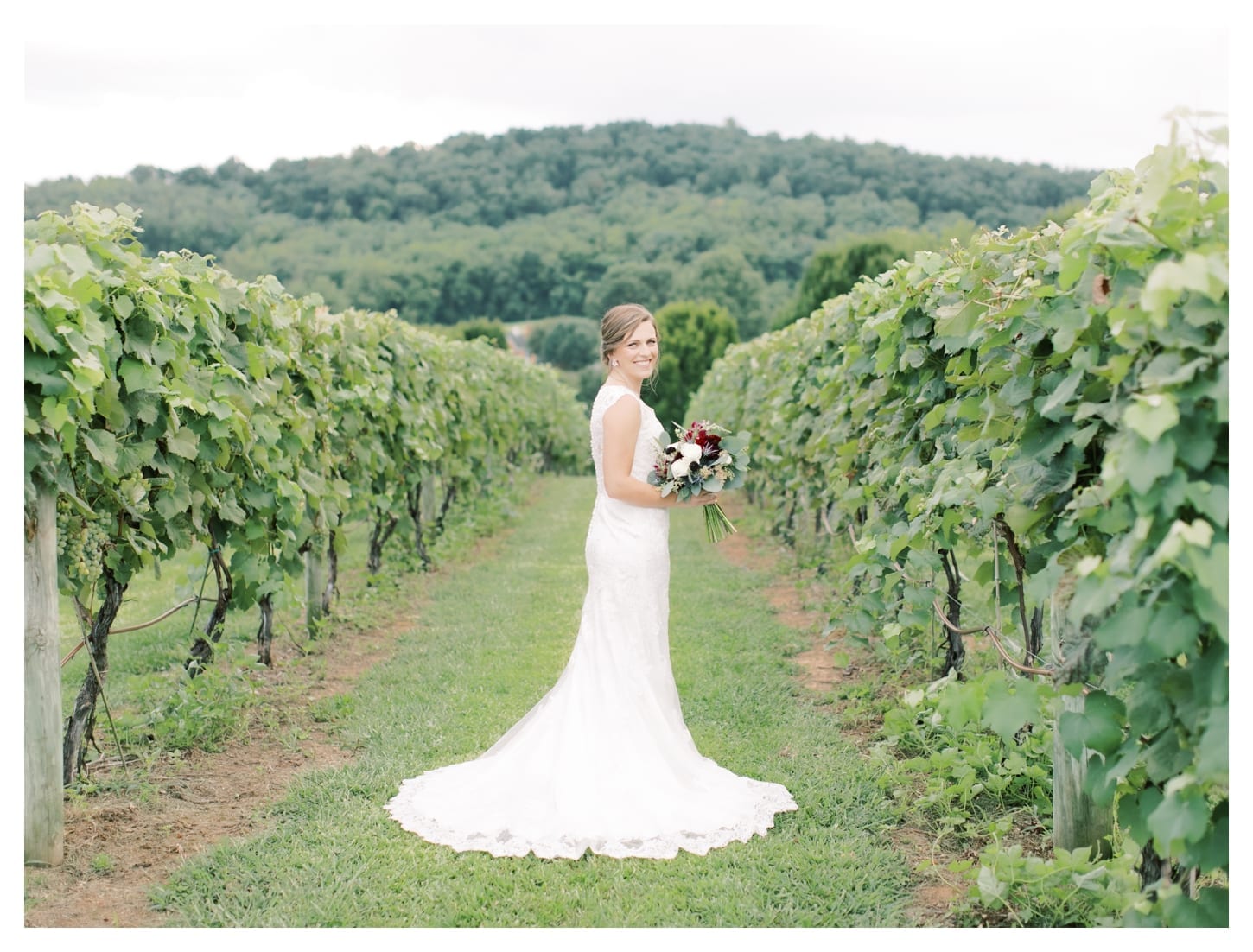 Bluestone Vineyard bridal photographer