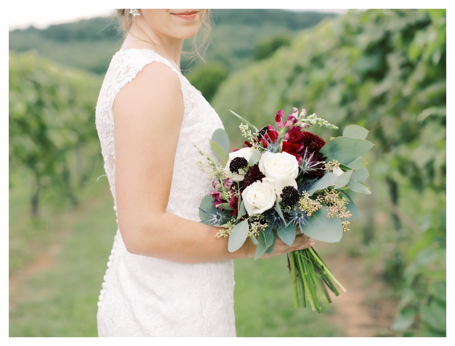 Bluestone Vineyard bridal photographer