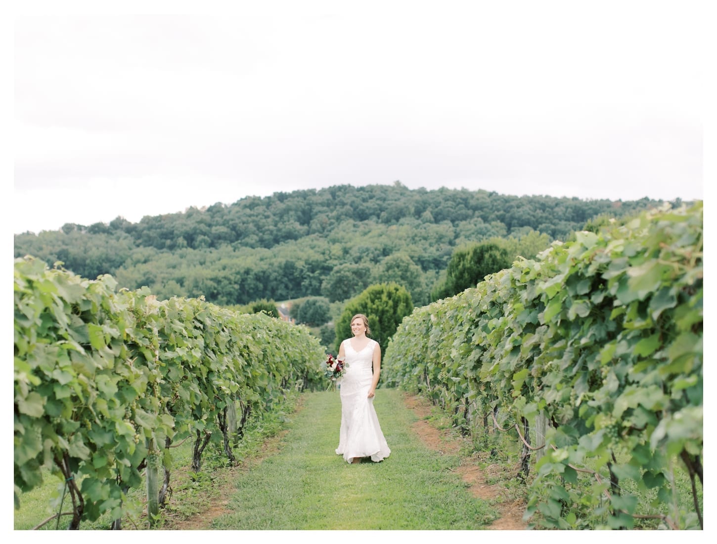 Bluestone Vineyard bridal photographer