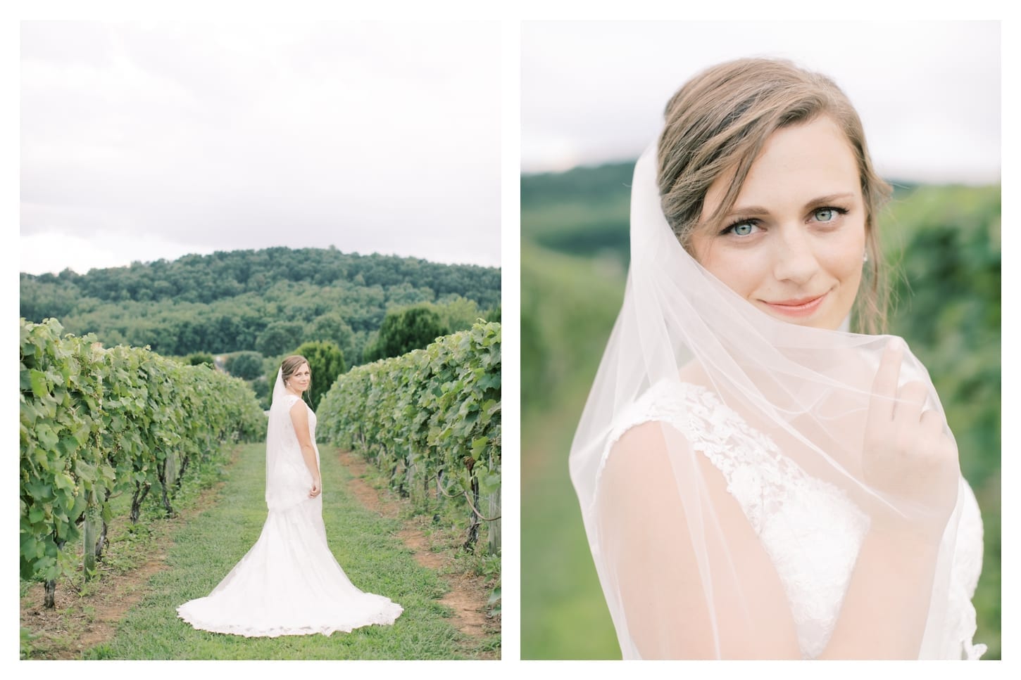 Bluestone Vineyard bridal photographer