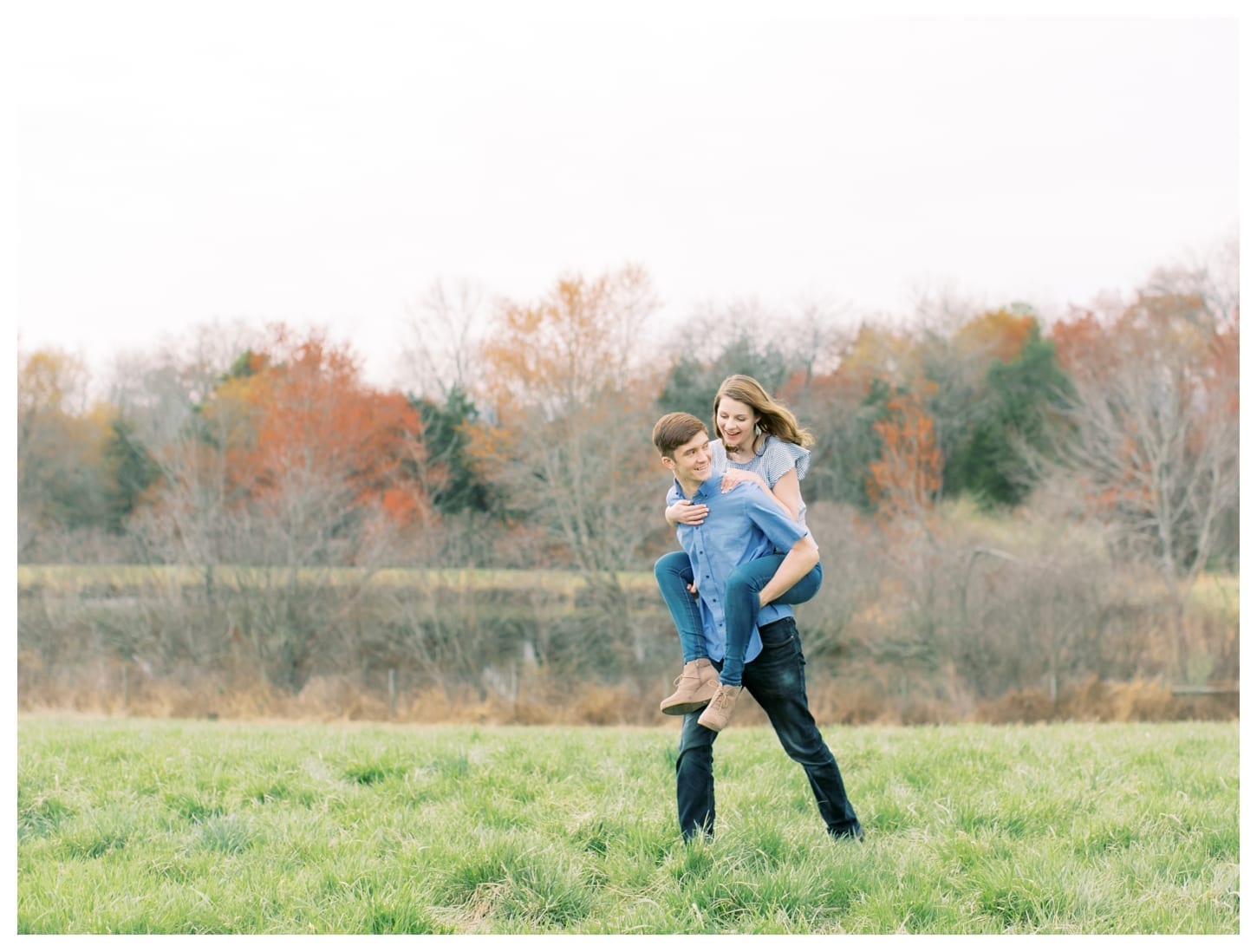 Barn At Edgewood Engagement Photographer