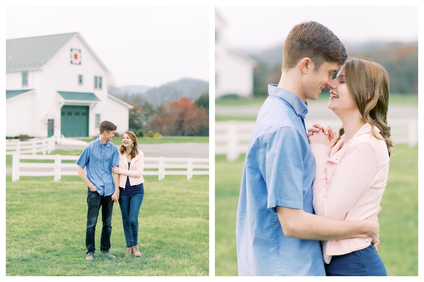 Barn At Edgewood Engagement Photographer