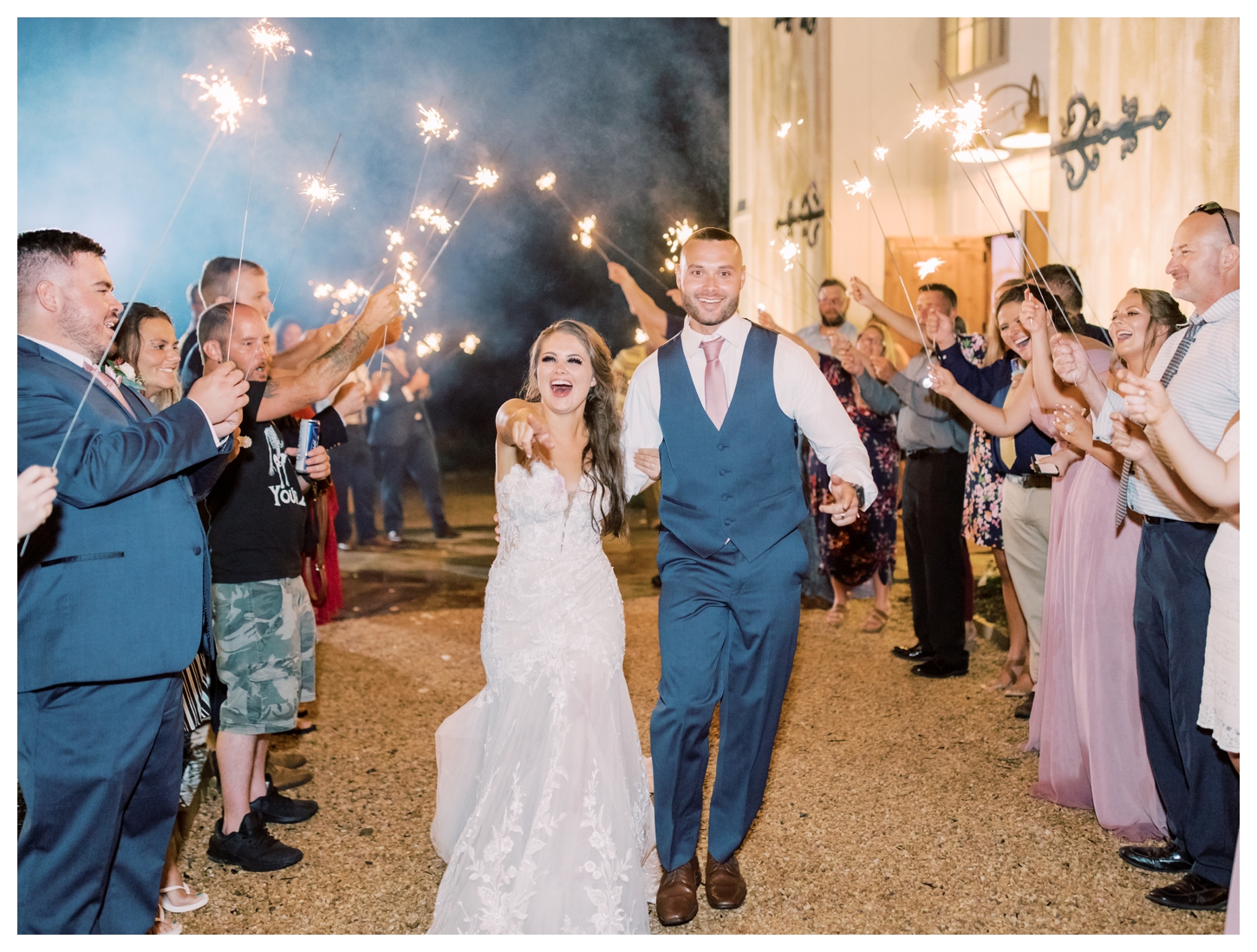 Wedding Sparkler Exit