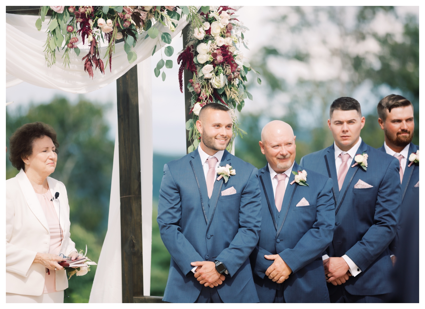 Groom Seeing His Bride