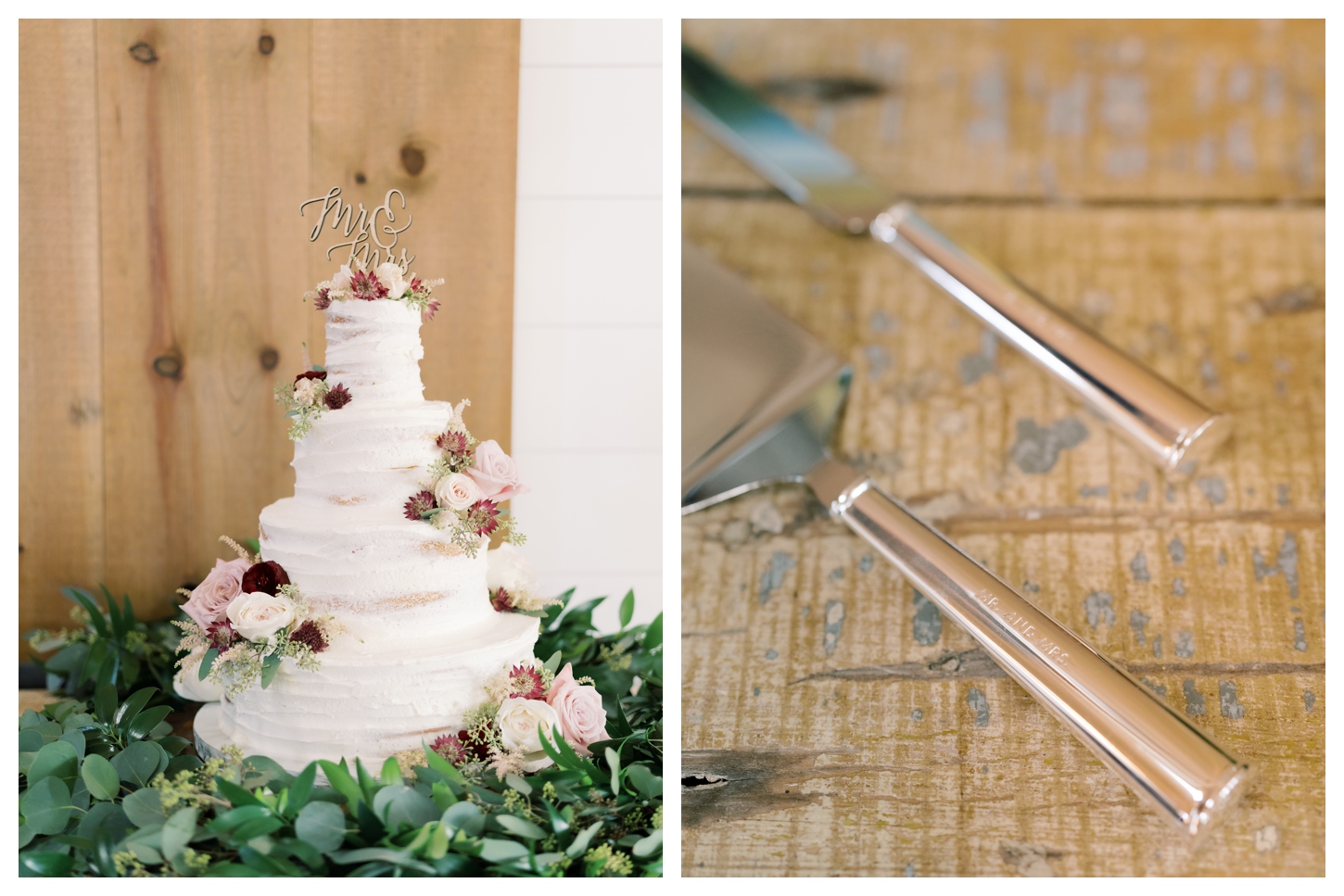 Rustic Elegant Wedding Cake