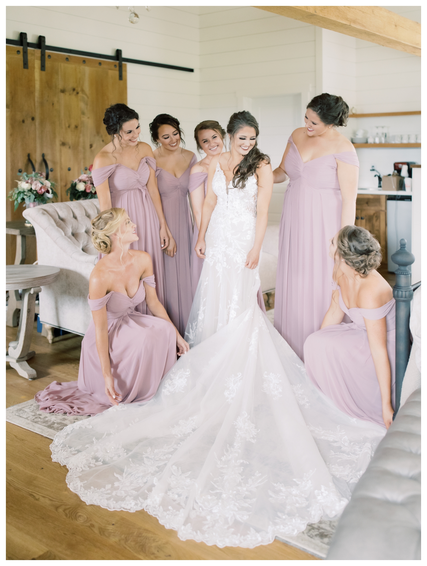 Bridesmaids Getting Ready