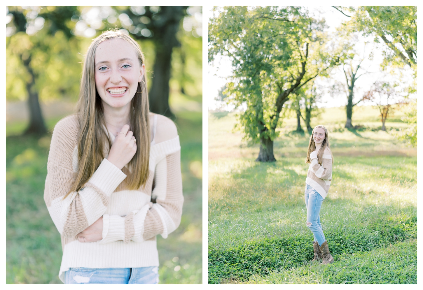 King Family Vineyards senior portrait photographer