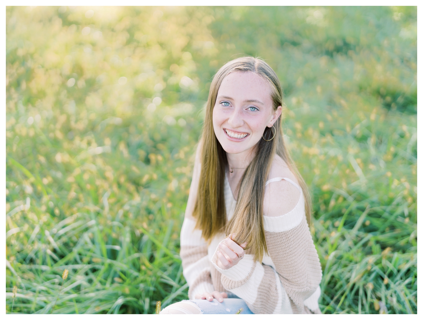 King Family Vineyards senior portrait photographer