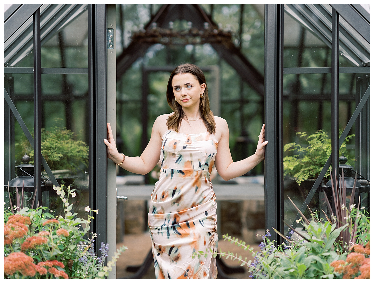 Garden Senior Portrait Session