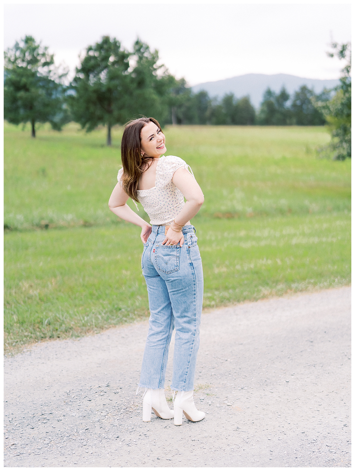 Garden Senior Portrait Session