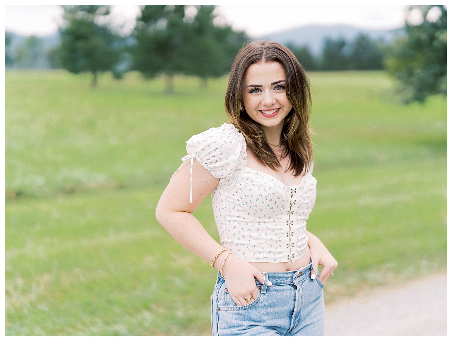 Garden Senior Portrait Session