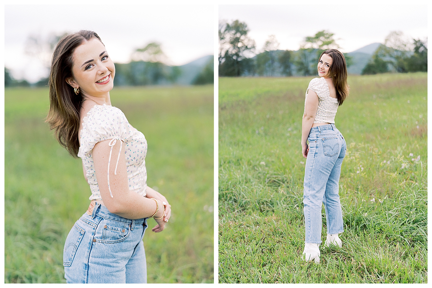 Garden Senior Portrait Session