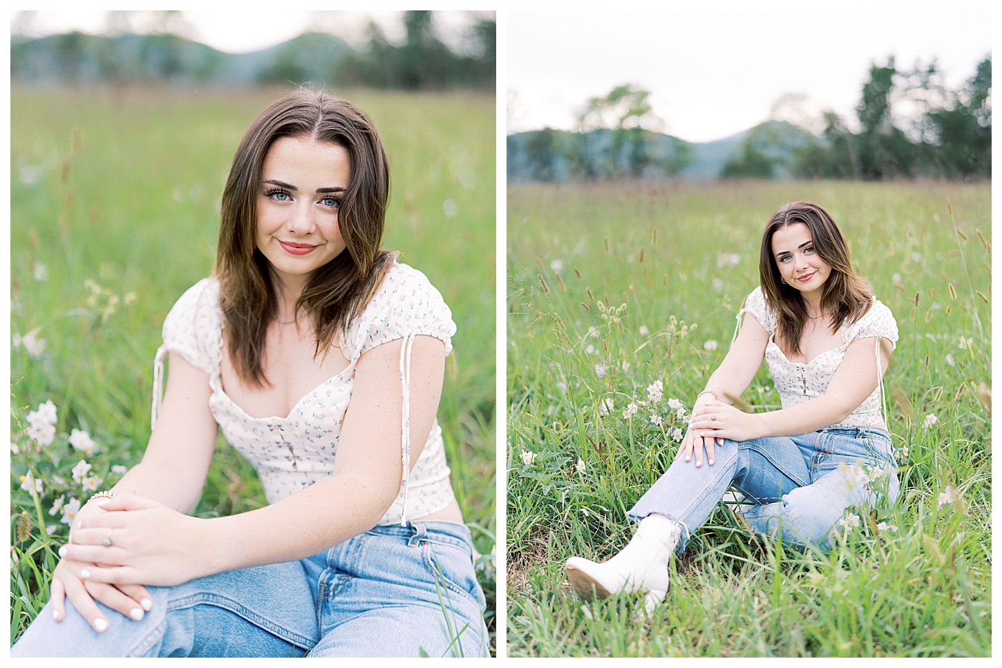 Garden Senior Portrait Session