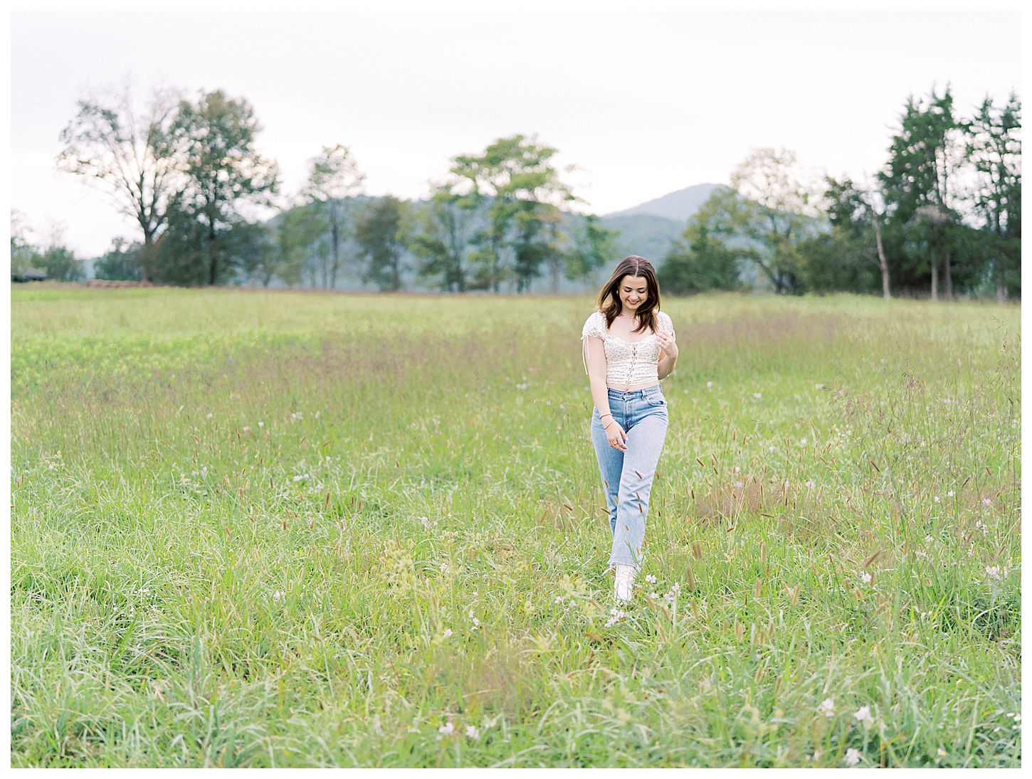 Garden Senior Portrait Session