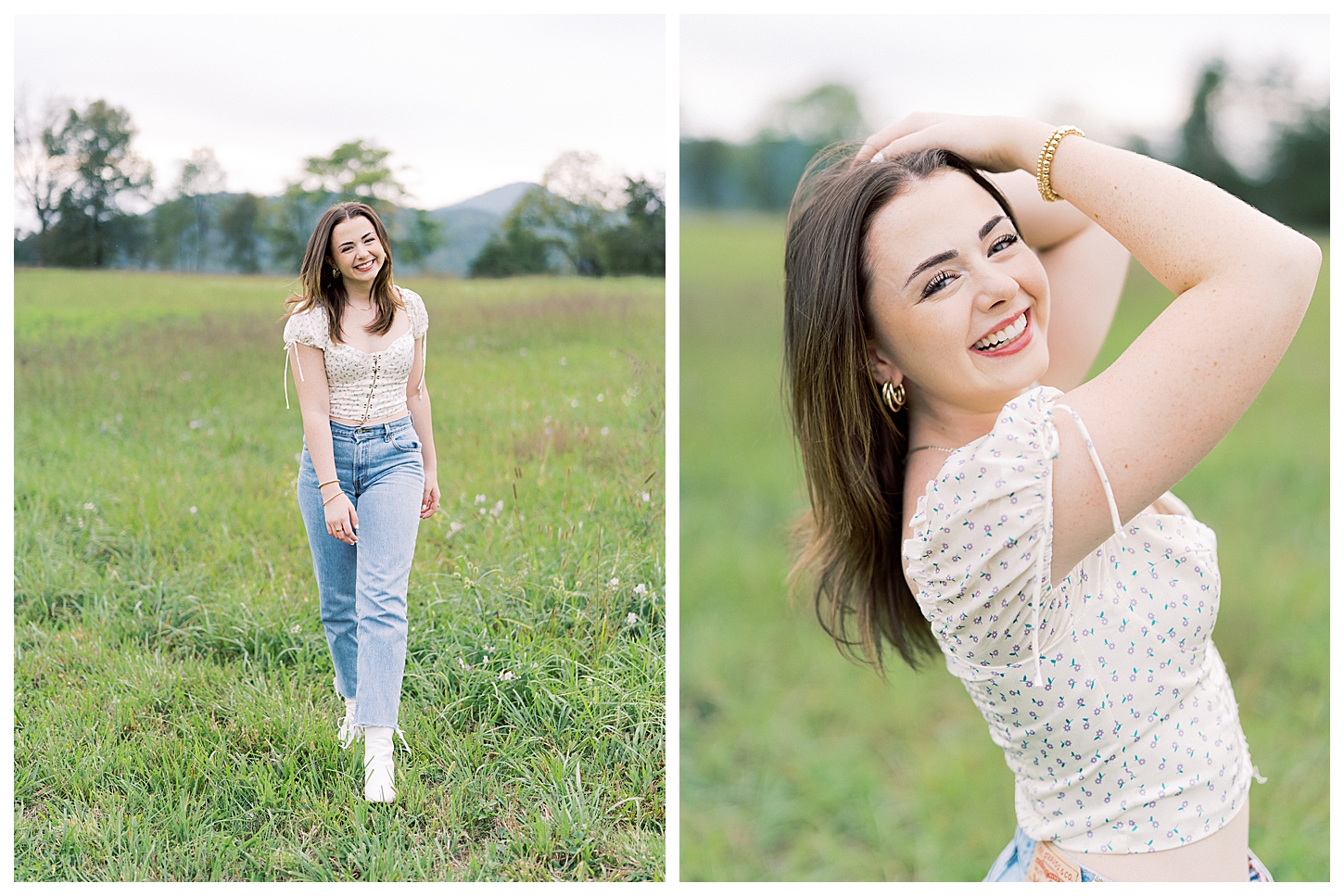 Garden Senior Portrait Session