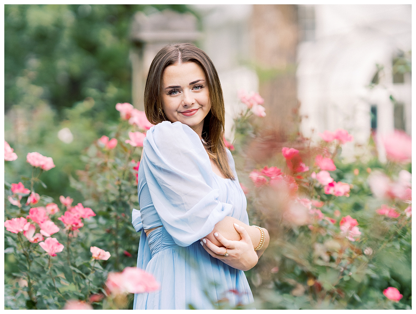 Garden Senior Portrait Session