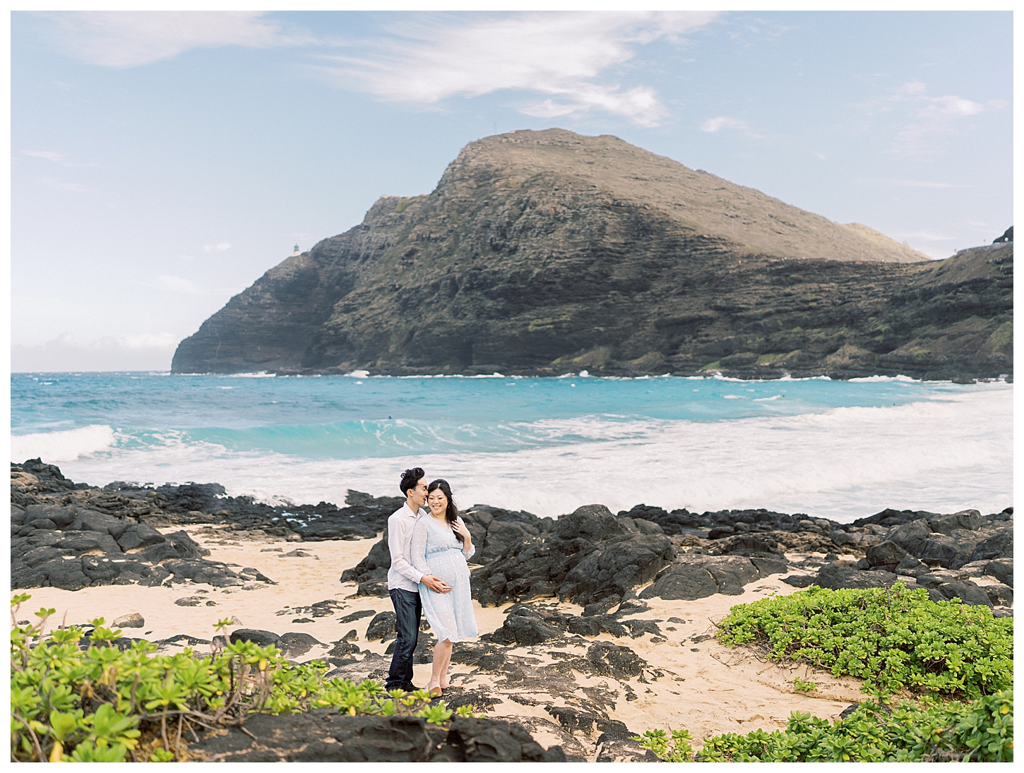 Makapuu Beach maternity photographer