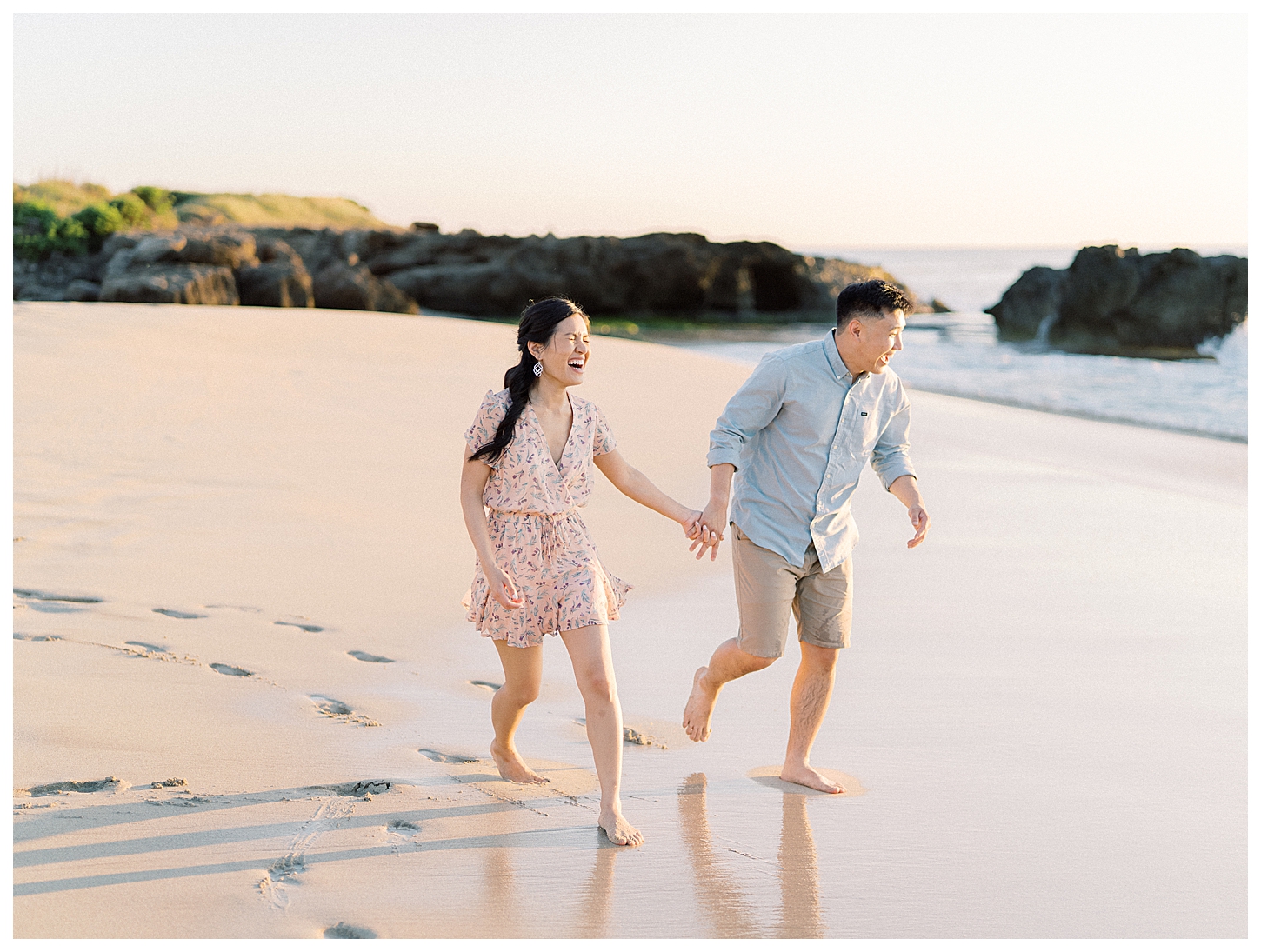 Makua Beach Engagement Photographer