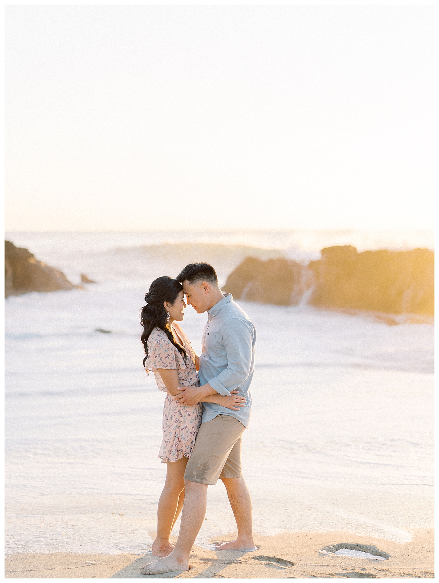 Makua Beach Engagement Photographer