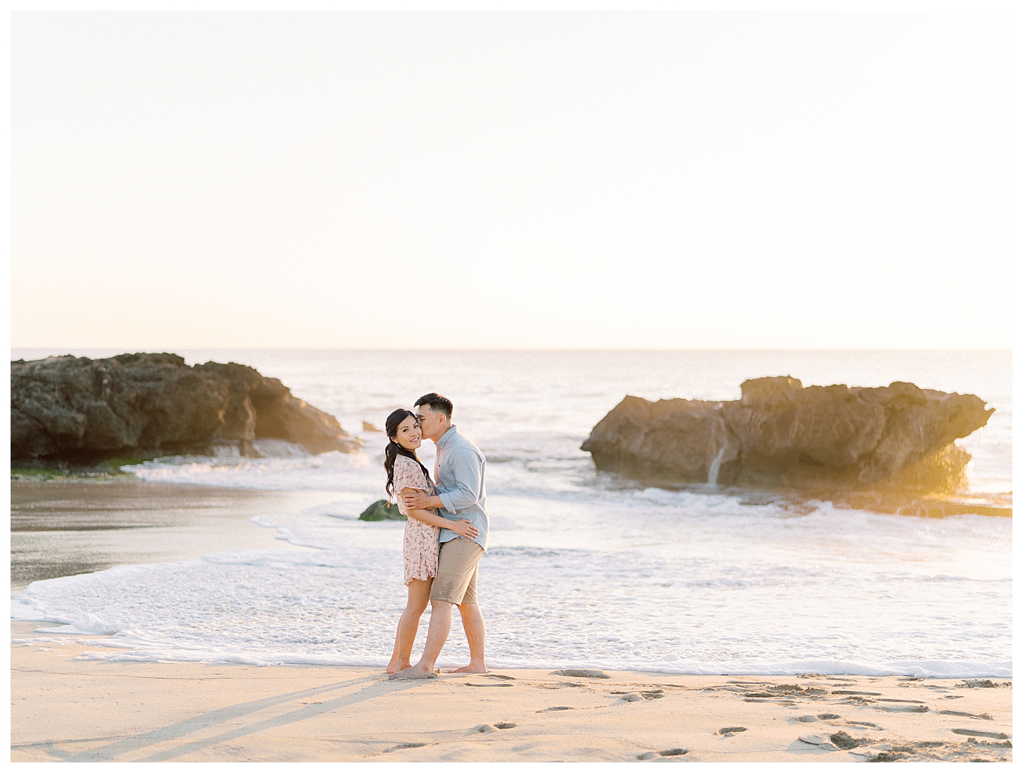 Makua Beach Engagement Photographer