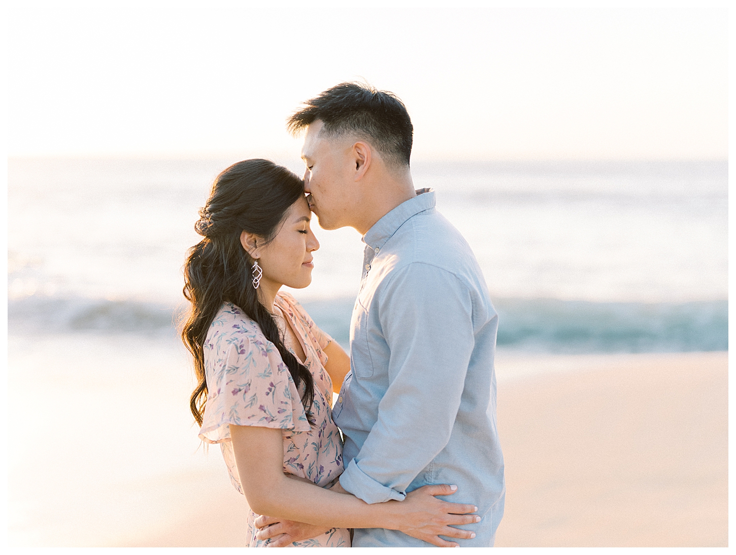 Makua Beach Engagement Photographer