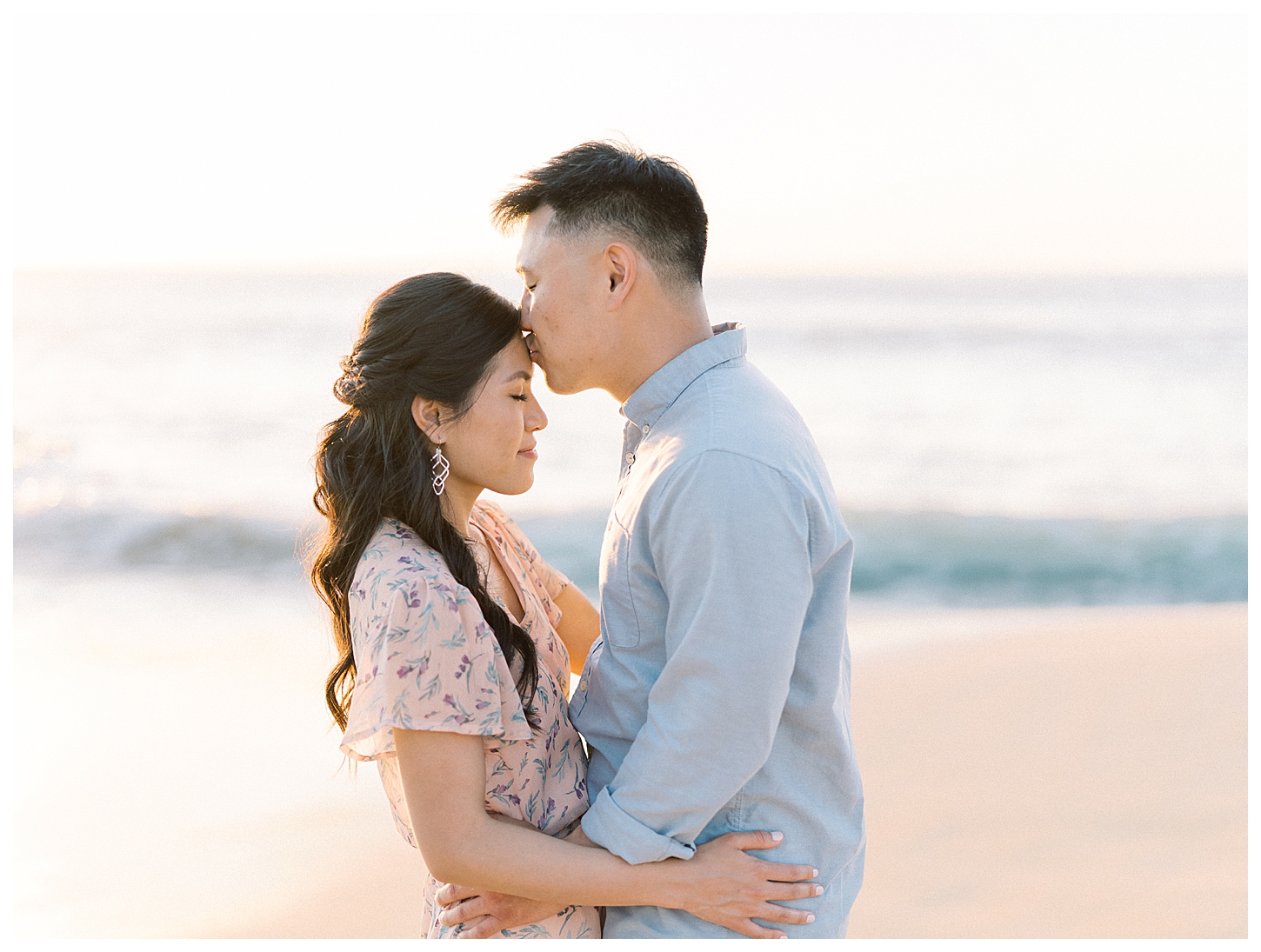 Makua Beach Engagement Photographer